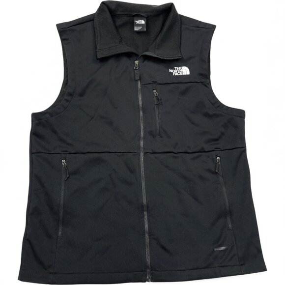 The North Face Soft Shell Black Vest Jacket Men's Large - Picture 1 of 7